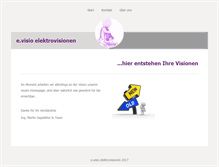 Tablet Screenshot of evisio.at